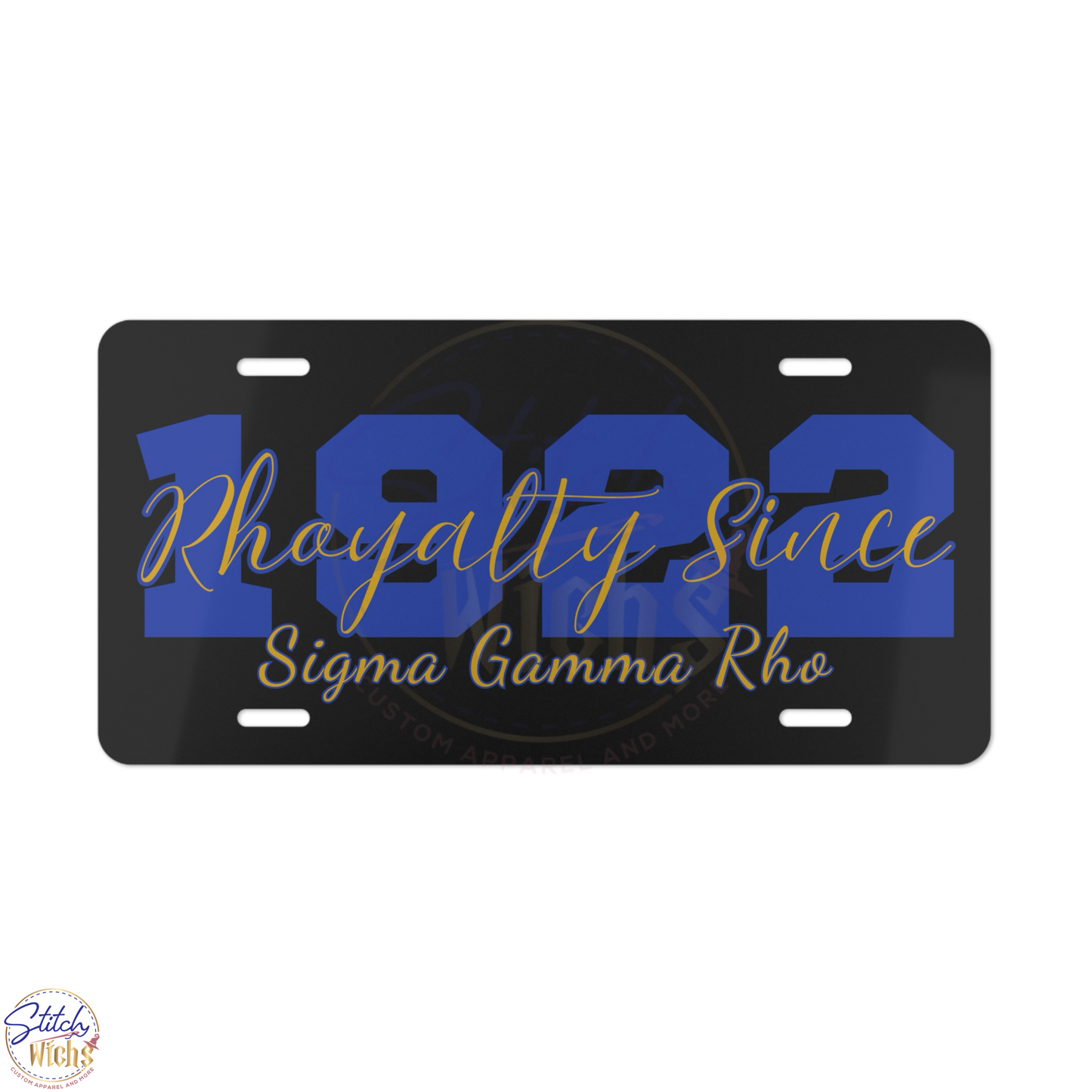 SGRho Decorative Front License Plate