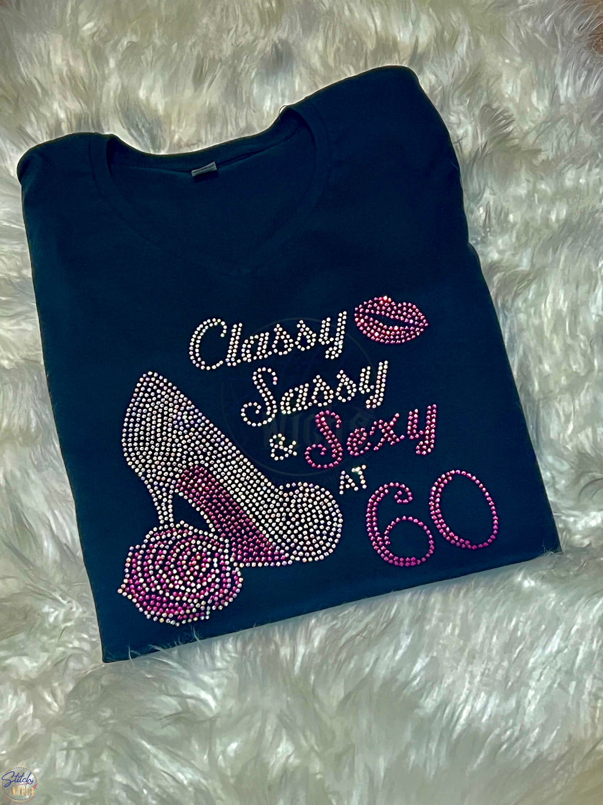 Personalized Rhinestone Classy Sassy & Sexy at "any age"