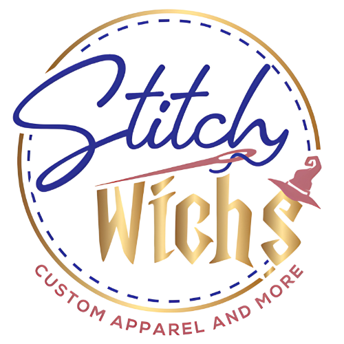 StitchWichs Custom Apparel & More logo
