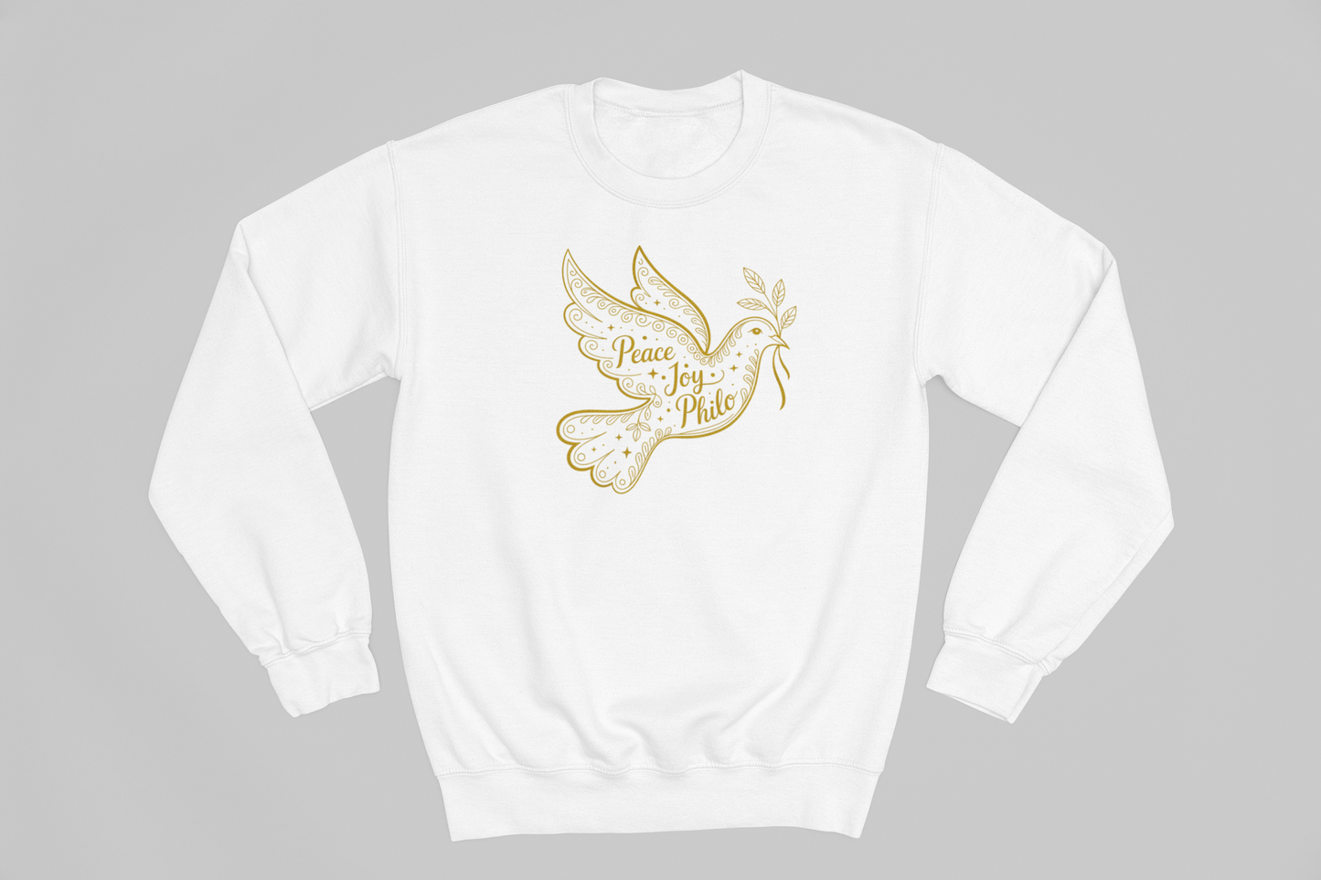 Peace • Joy • Philo Ornate Dove – Philo Holiday Shirt