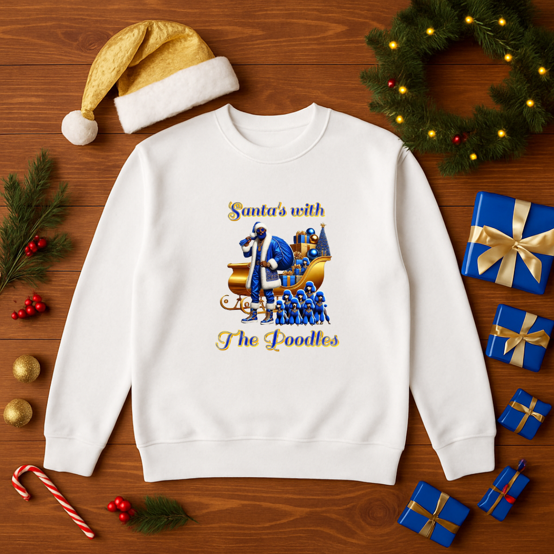 Santa’s with the Poodles Sweatshirt