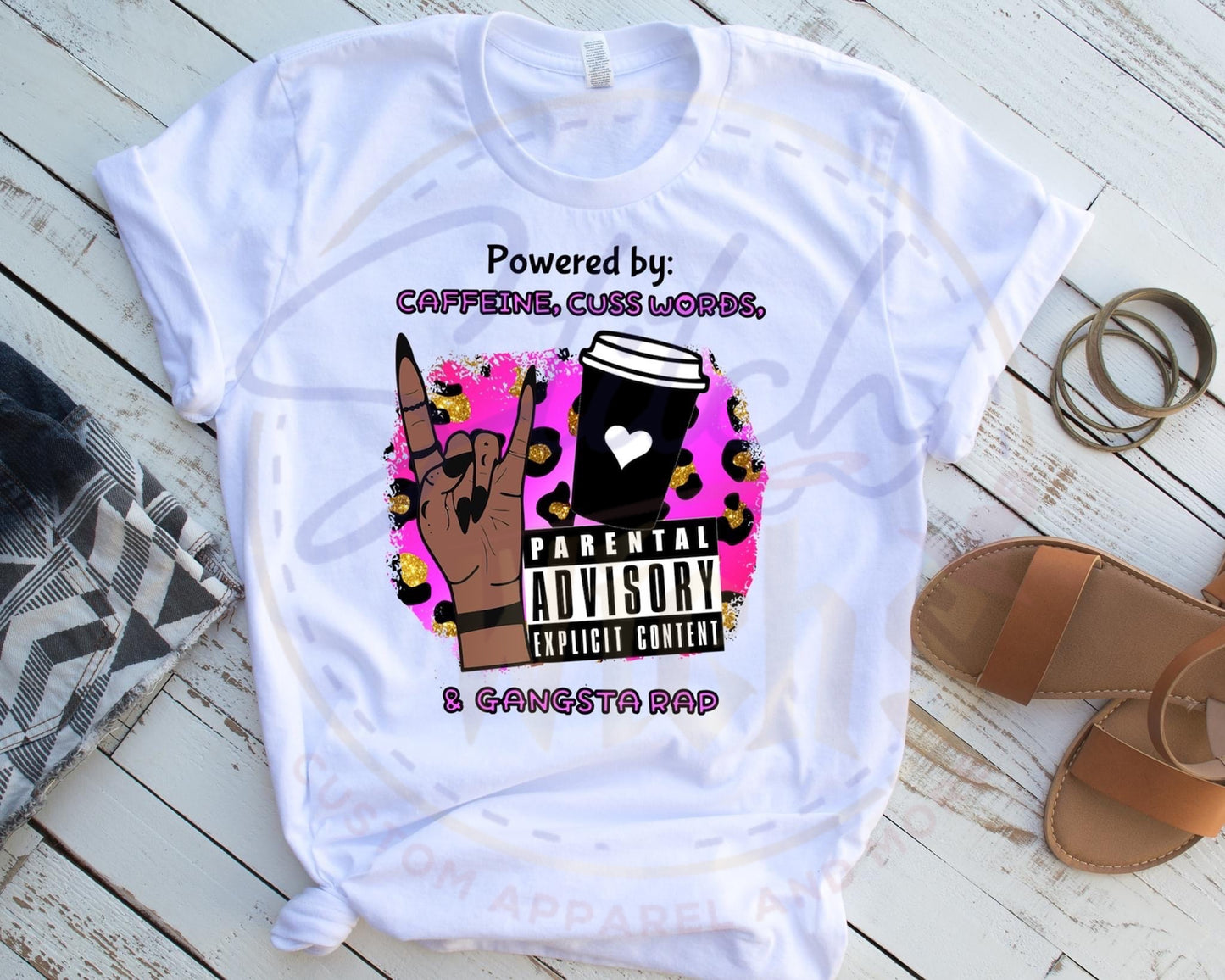 Caffeine and Cuss Words Shirt