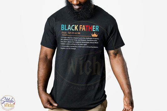Black Father Definition Shirt