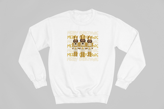 Golden Nutcrackers Merry Christmas Philo Holiday Shirt