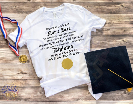 Diploma Shirt