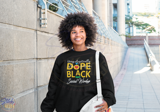 Dope Black Social Worker Shirt